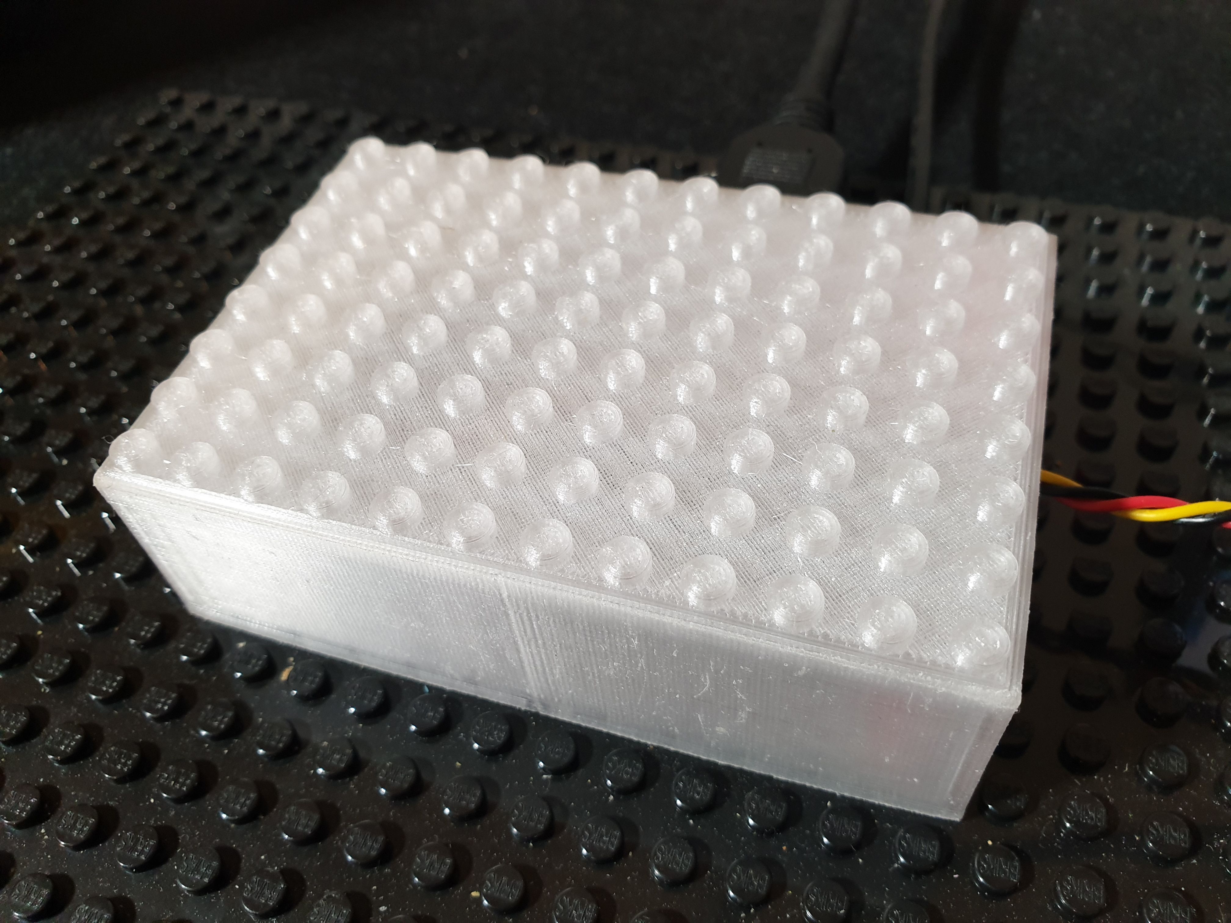 3d printed case for Raspberry-Pi 3 with Keyestudio GPIO Shield.